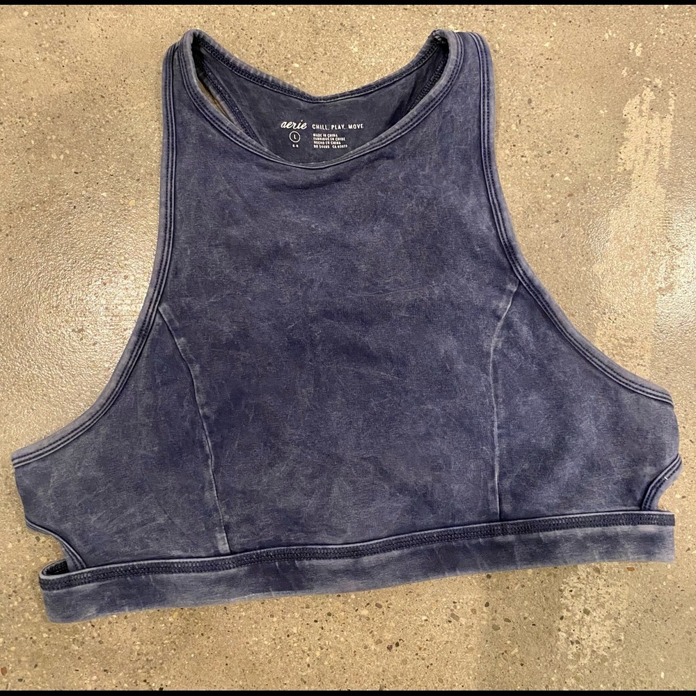 Aerie High Neck Sports Bra